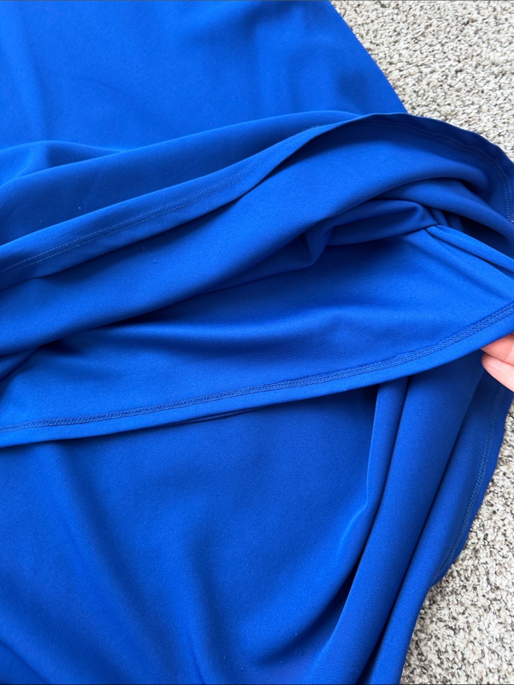 NWT Guess Royal Blue sleek Spaghetti-Strap Size 6  Midi Dress - Picture 9 of 12